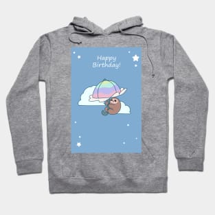 Happy Birthday Parasol Sloth Hoodie